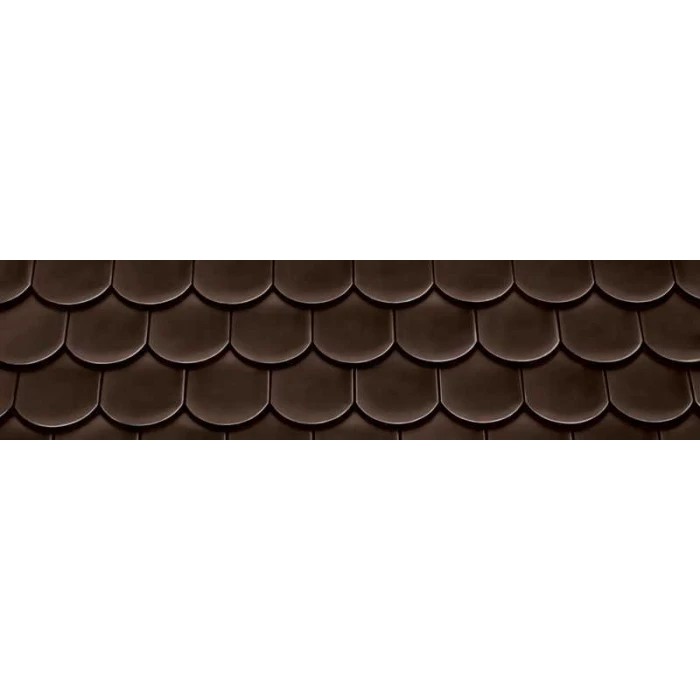 Керамическая черепица Braas Опал Глазурь тик