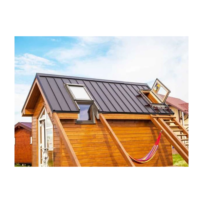 Фальцевая кровля Кликфальц mini Grand Line 0,45 Drap RAL 8017 Шоколад