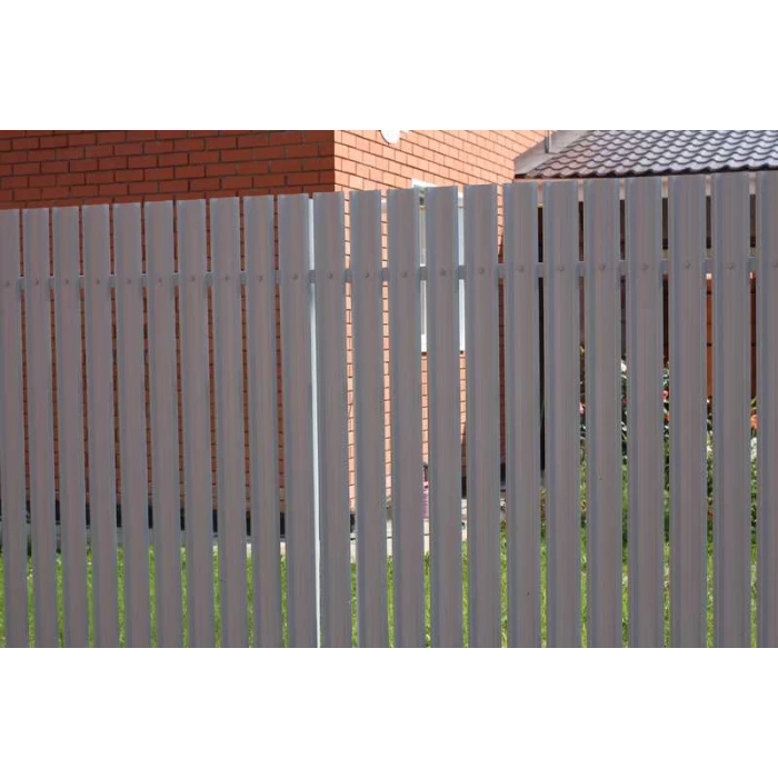 Штакетник М-образный А Grand Line 0,4 Полиэстер - double RAL 7024 Мокрый Асфальт